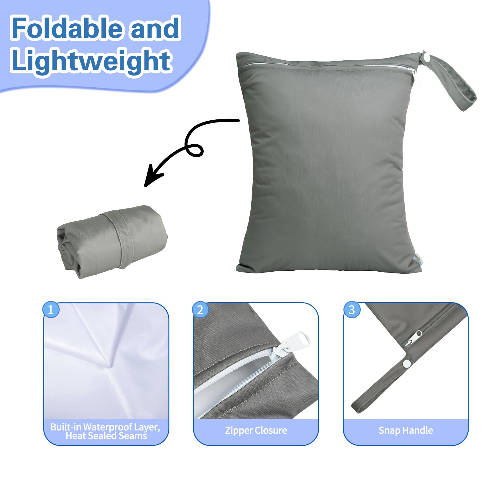 babygoal wet dry bag reusable design helps reduce waste