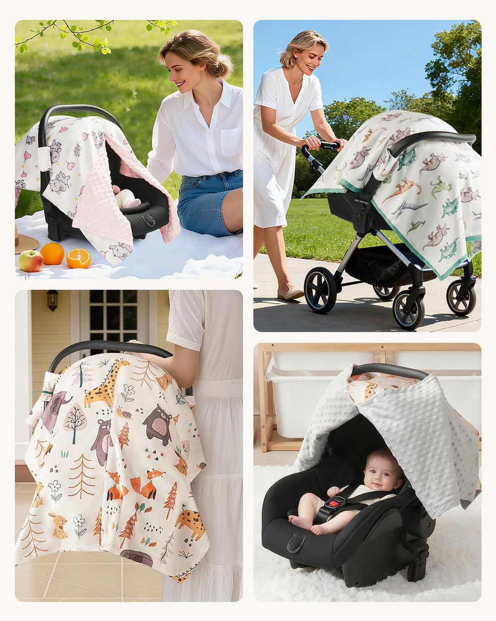 Babygreat machine washable design stays soft and vibrant after washes.