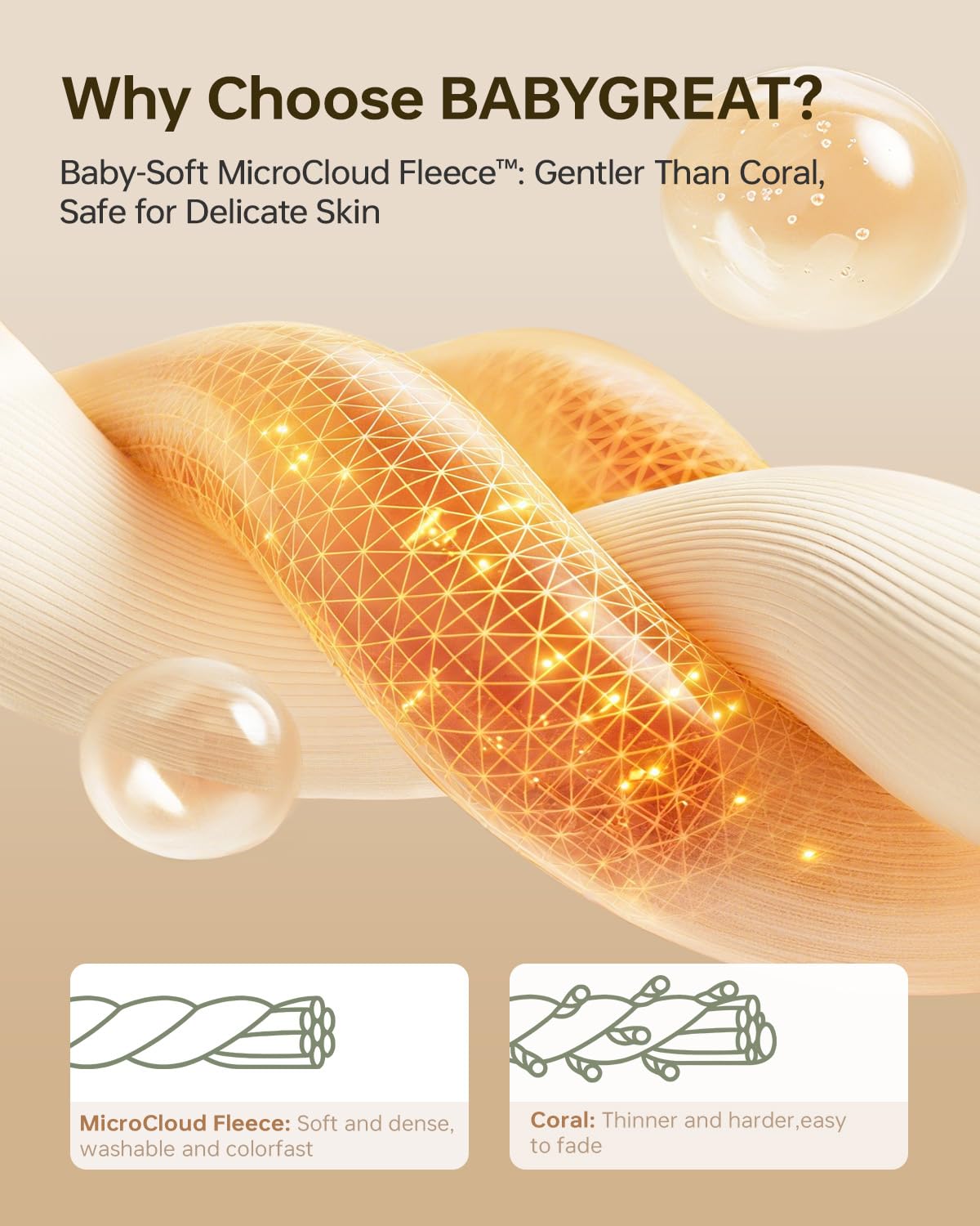 Babygreat hooded towel uses quick-drying technology for busy parents.