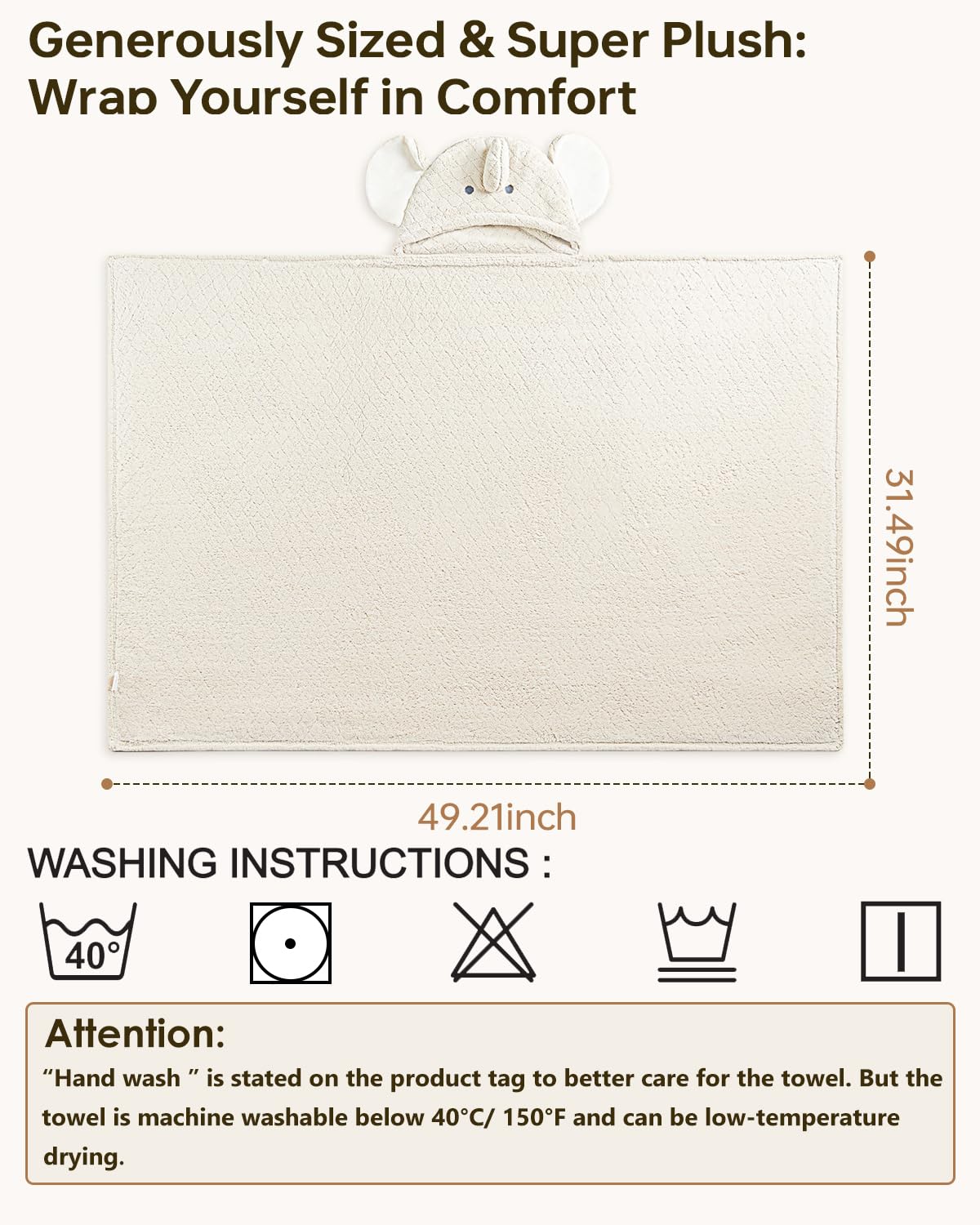 Babygreat hooded towel showcases newborn wrap for cozy post-bath moments.