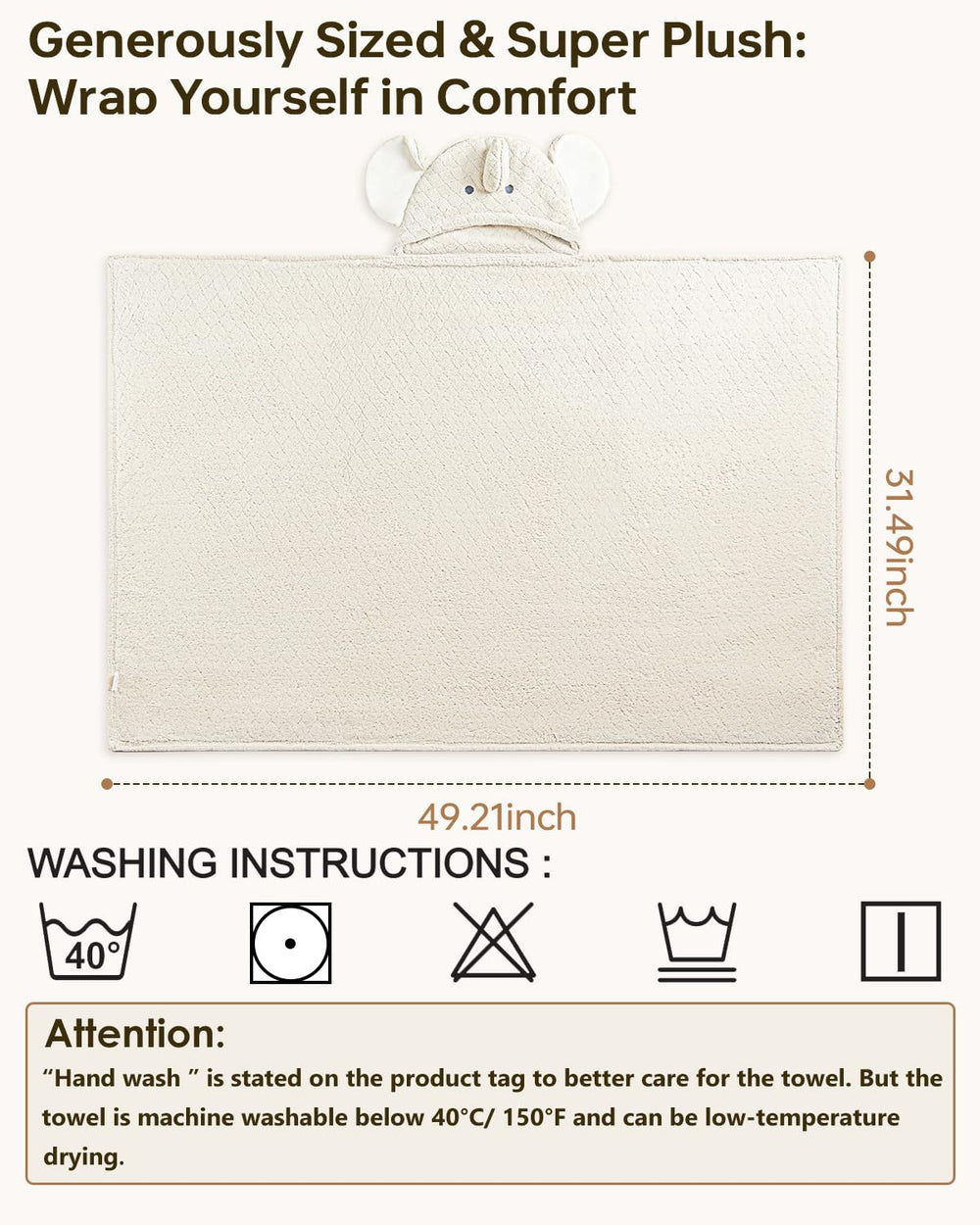 Babygreat hooded towel showcases newborn wrap for cozy post-bath moments.