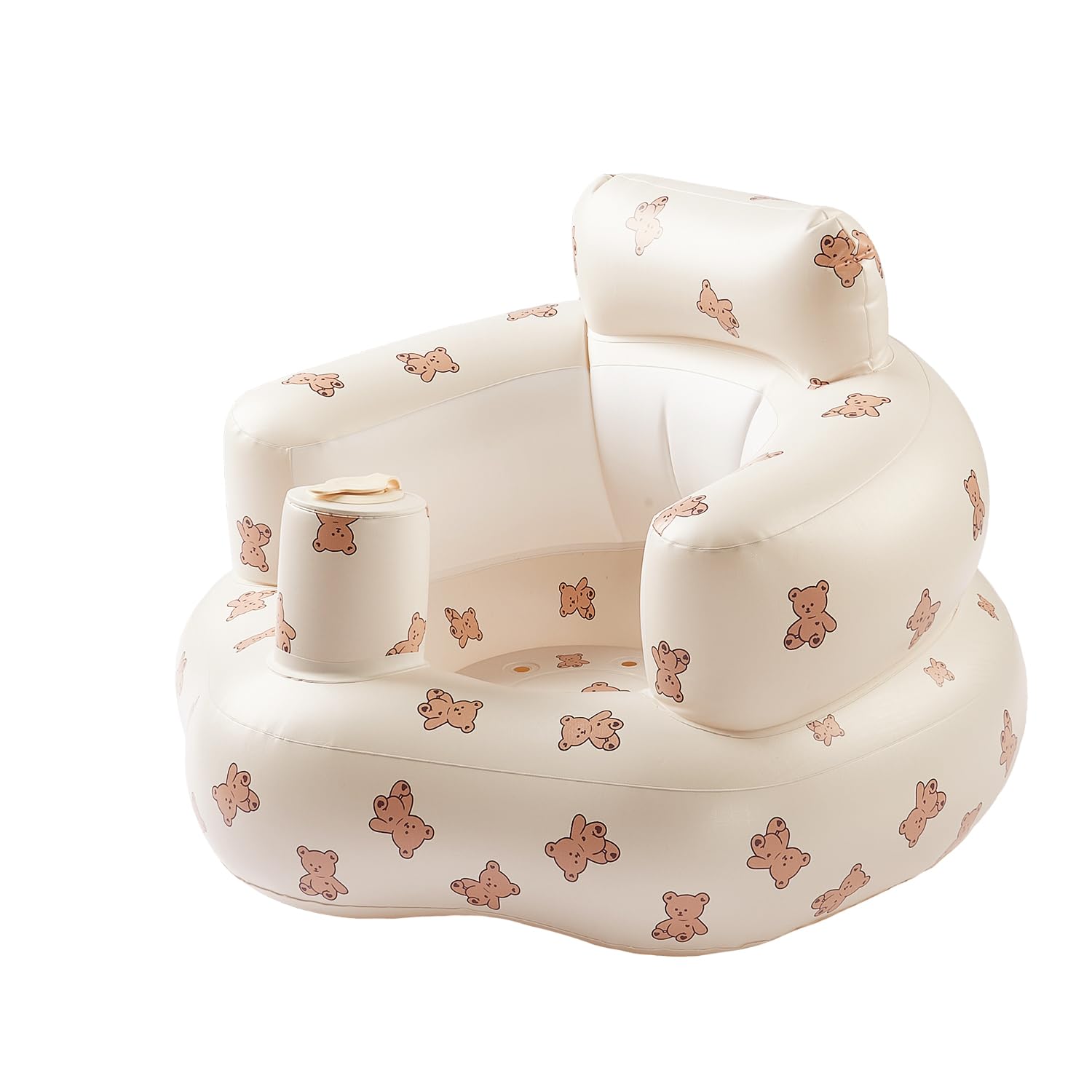 Babygreat inflatable chair doubles as outdoor seating for beach or camping.