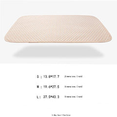 Babyhood crib pee pad emphasizes absorbent, easy-to-clean protection for babies.