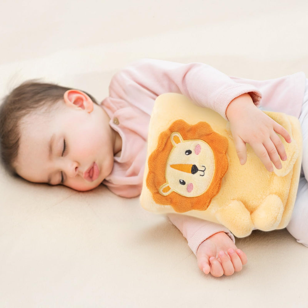 Babyhuggle rabbit-shaped blanket for soothing bedtime routines.