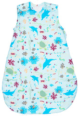 Baby in a Bag summer sleeping bag with soft 100% cotton exterior