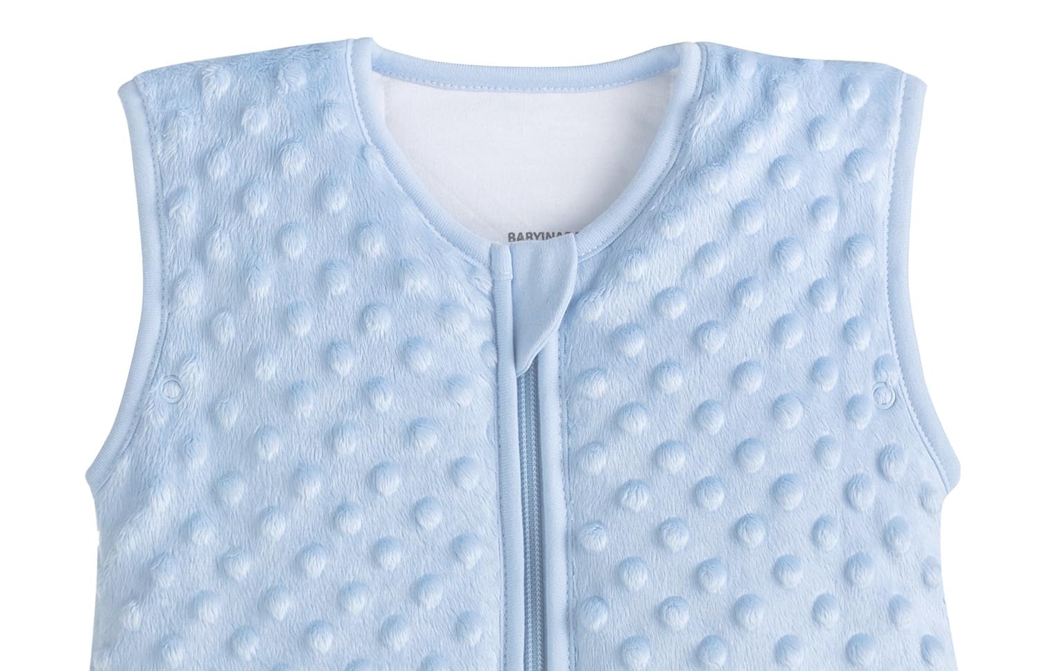 Adjustable armholes help stay comfortable as baby grows.
