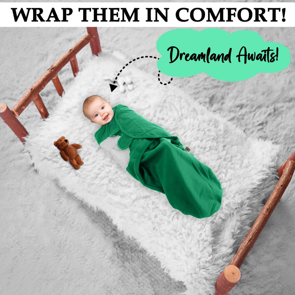 BABYKINZ machine-washable swaddle for busy parents