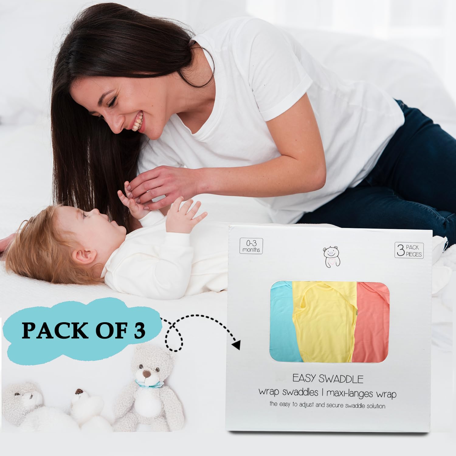 BABYKINZ newborn sleep sacks suit 0–3 months well