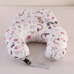 BABYLIAN nursing pillow shows adjustable waist strap for versatile fit during breastfeeding