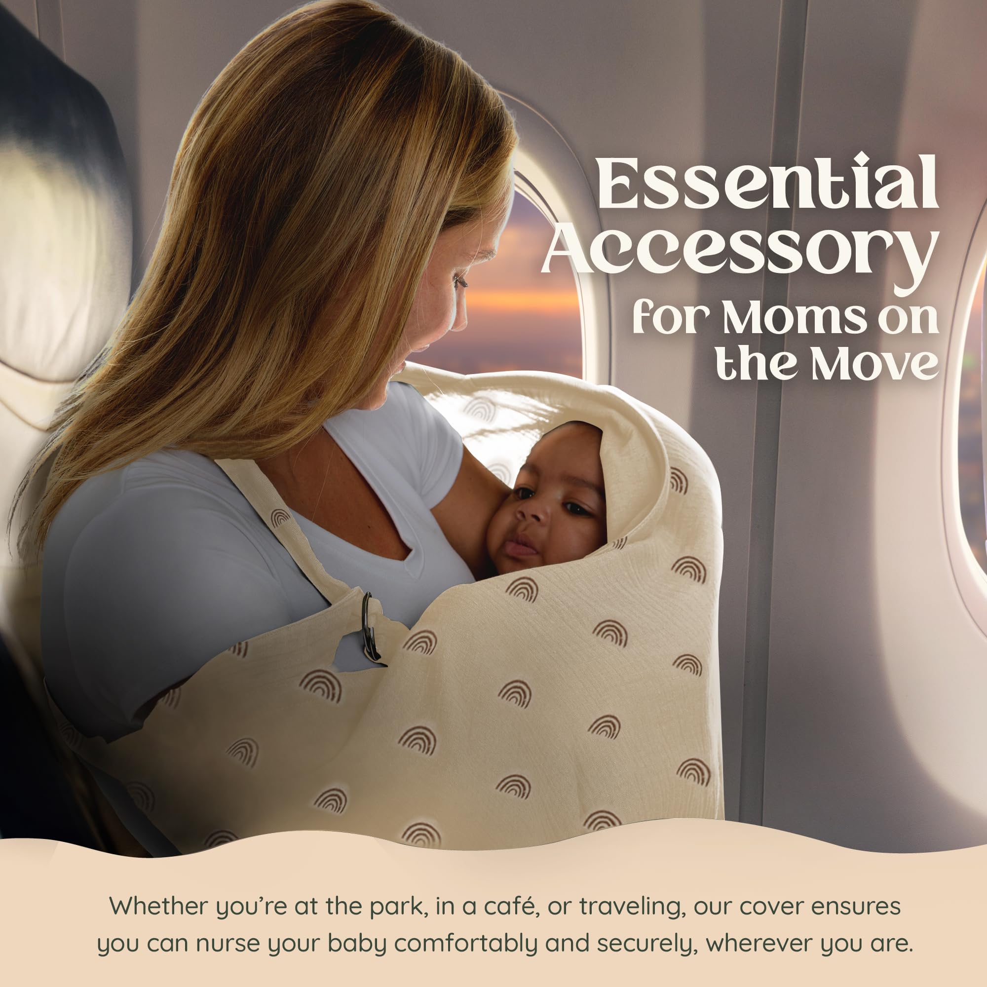 Babylicious nursing cover available in four colors for versatile styling.