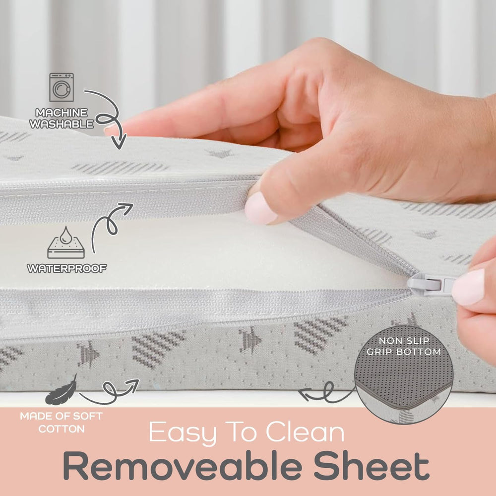 Babylicious non-skid base prevents shifting during play and naps