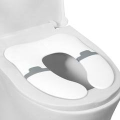 Babylush anti-pinch foldable travel potty seat folded with bag for compact travel.