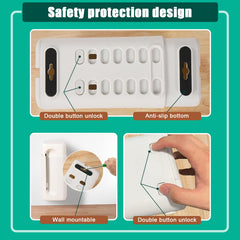 Babylush durable ABS material offers long-lasting protection for families.