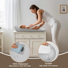 Babylush growth tracker 0-60 cm helps monitor baby length during changes.