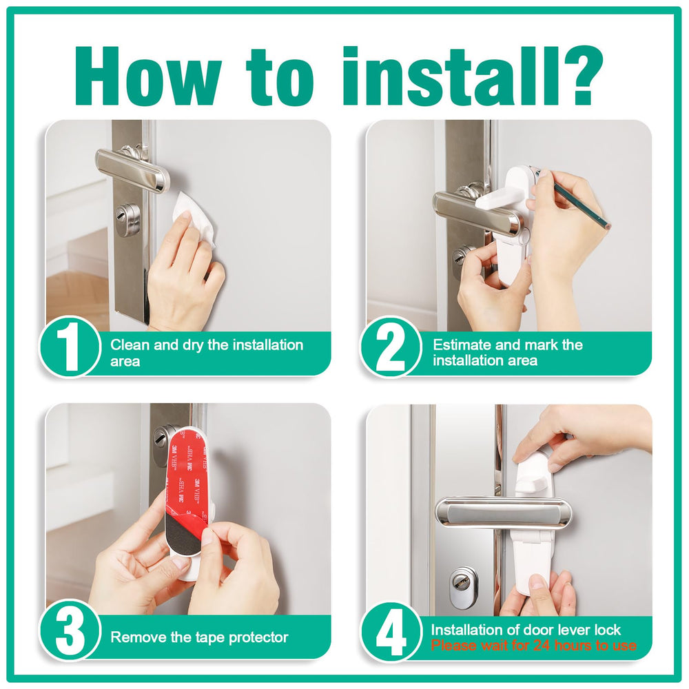 Great for kitchens or bathrooms to limit access