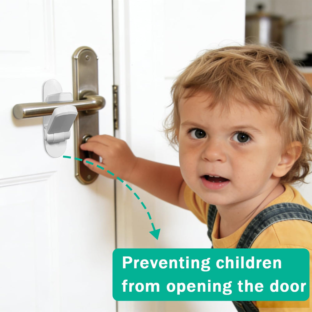 Babylush fits standard lever handles on most doors