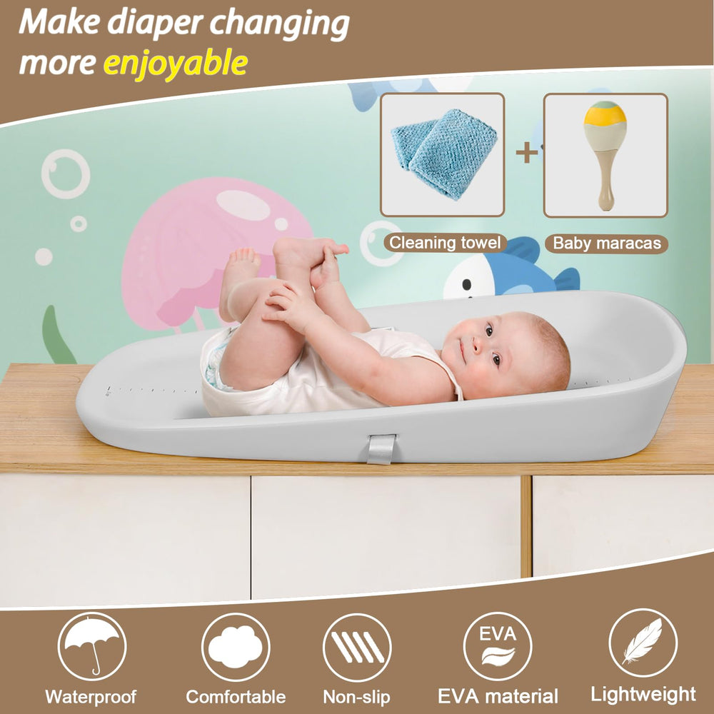 Babylush non-slip bottom and portable design stay secure and easy to travel with.