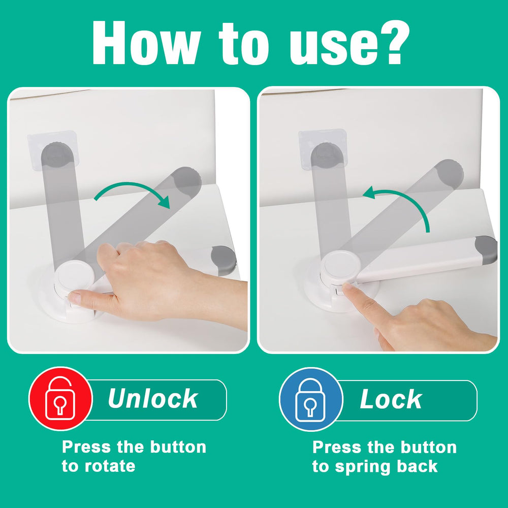 Easy tool-free installation of Babylush toilet lock