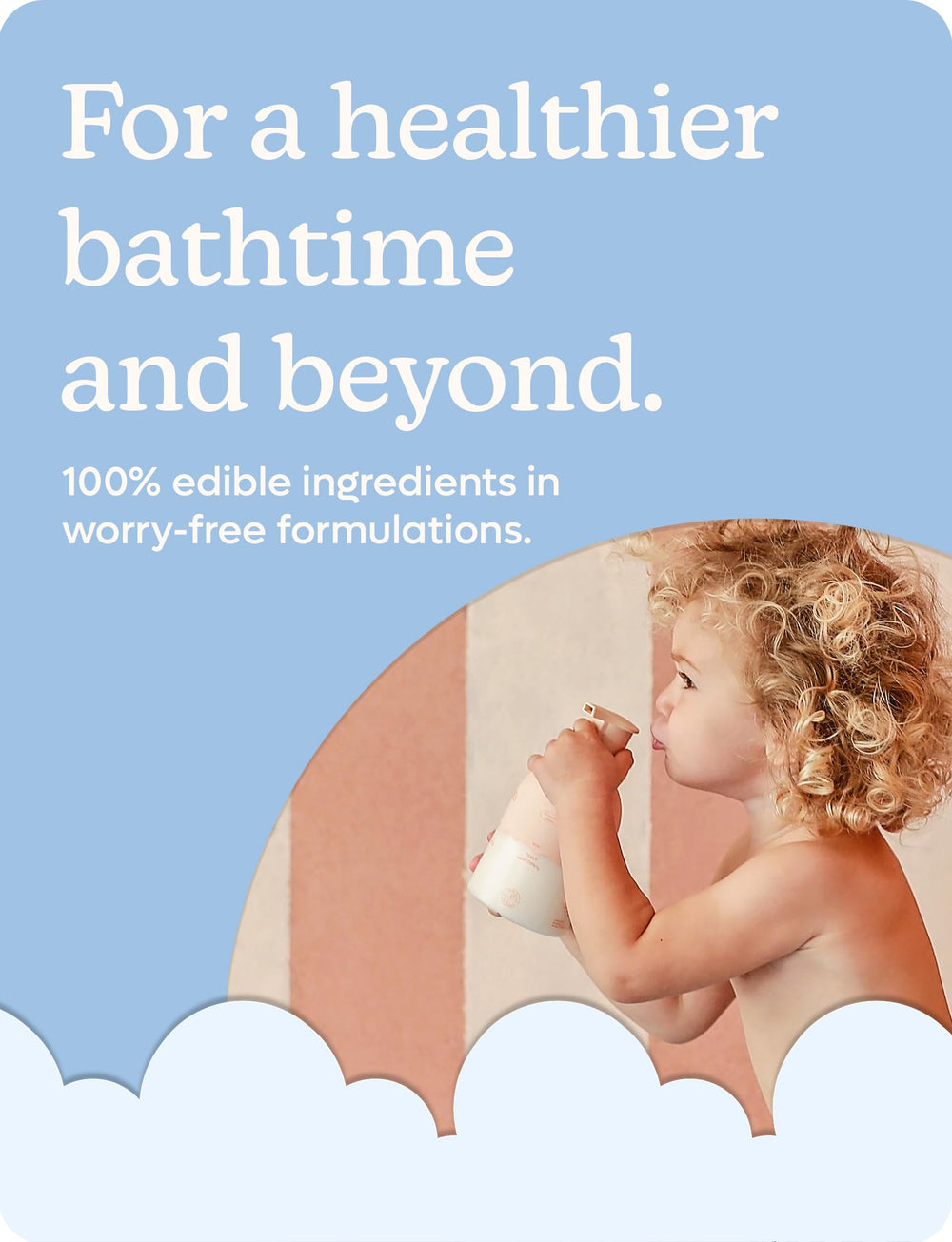 Babyology all natural baby wash tear free bubbles reassuring bath times for little ones