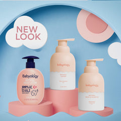 Babyology two-pack display showing convenient dual bottles for family use