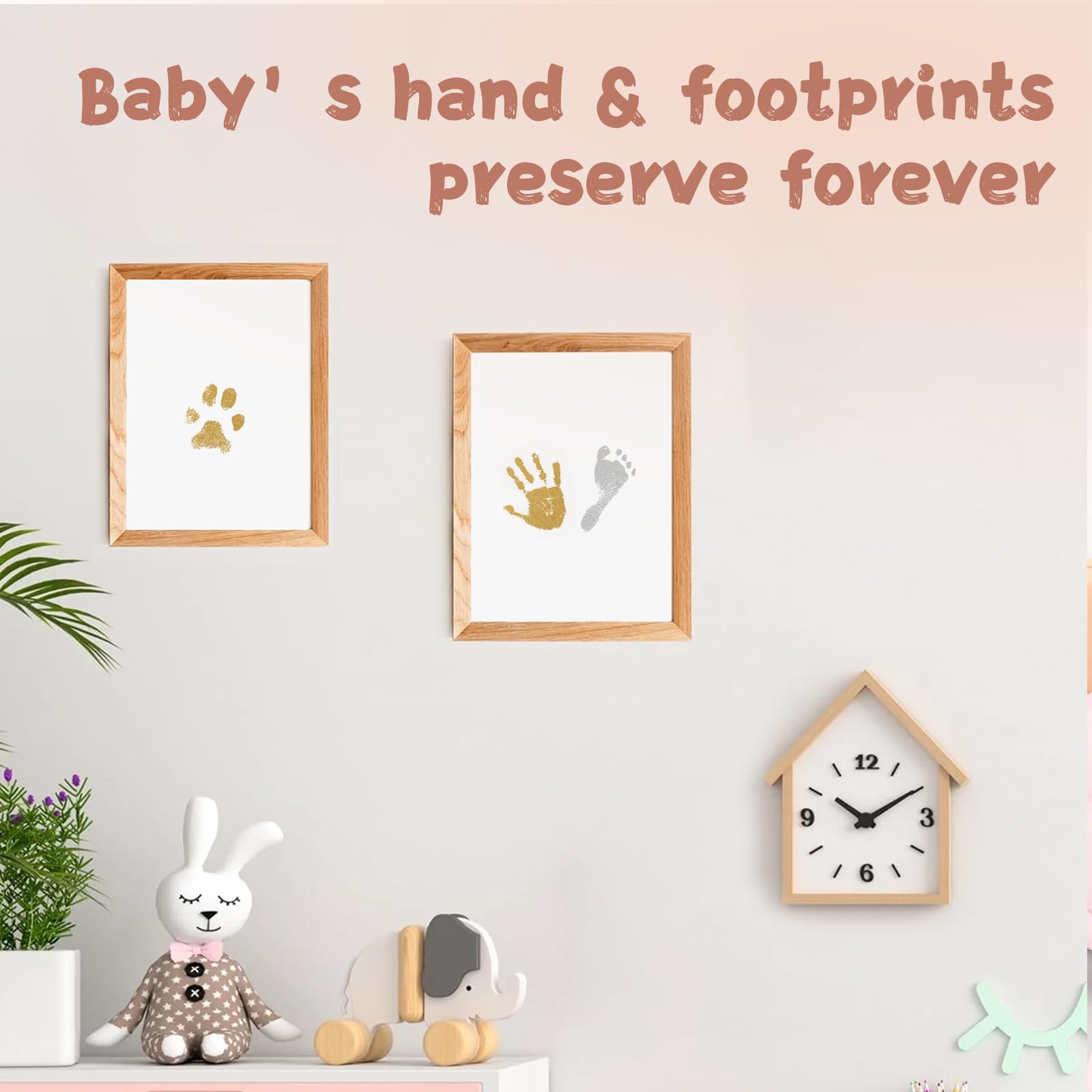 Step-by-step imprint process with BabyQunt kit for quick results