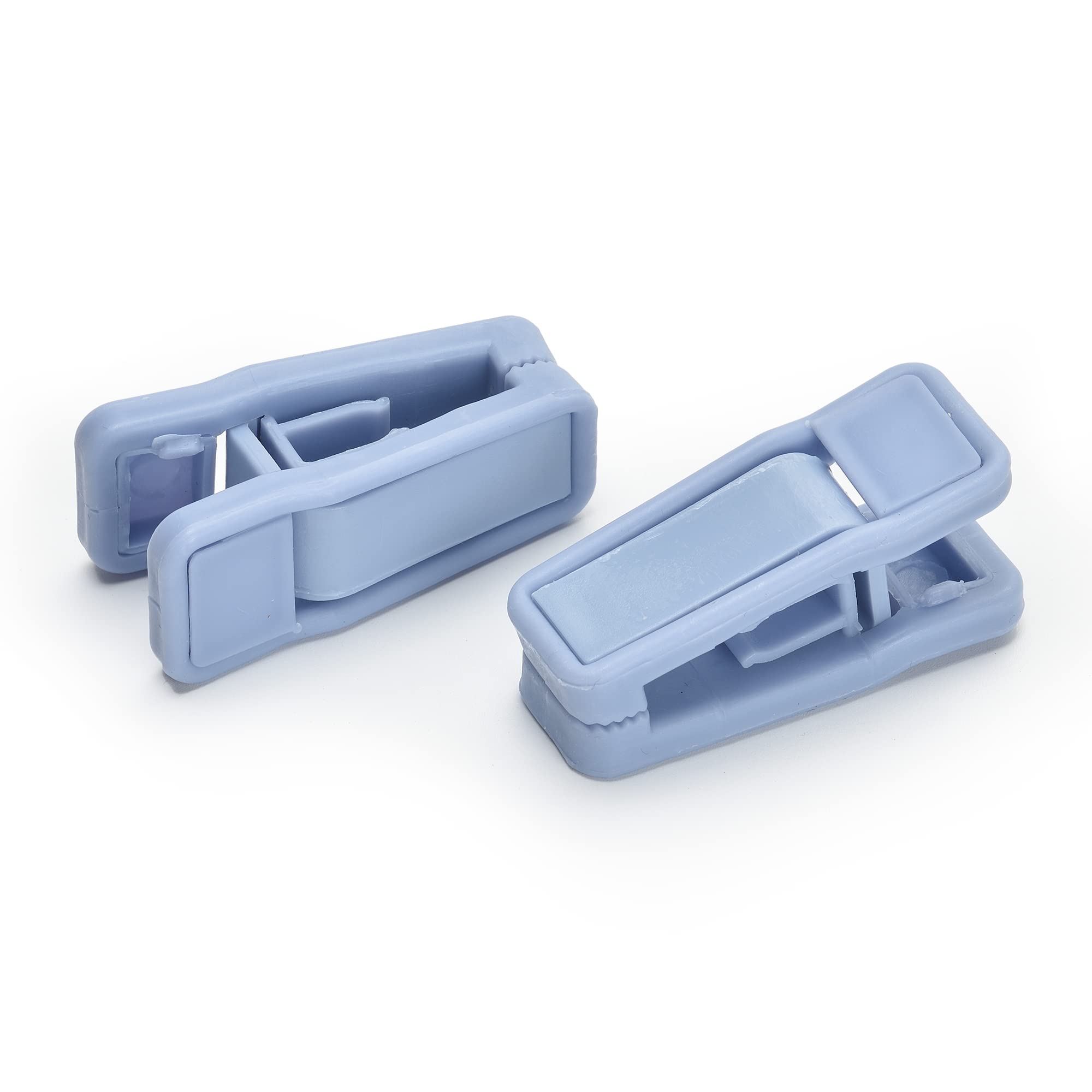 Blue Babyrish hangers adding a calm touch to a modern nursery