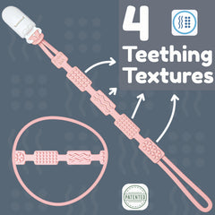 Baby's Aid dishwasher-safe pacifier clip simplifies cleaning after adventures.