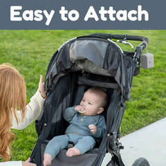 Fully sealed Baby's Aid pacifier case protecting pacifiers from dust