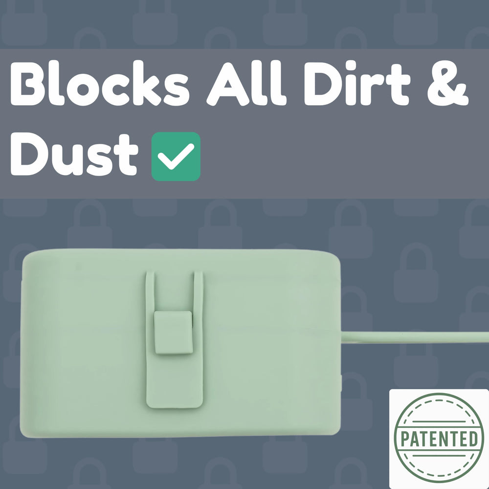 Securely attaches to stroller or diaper bag for effortless access.