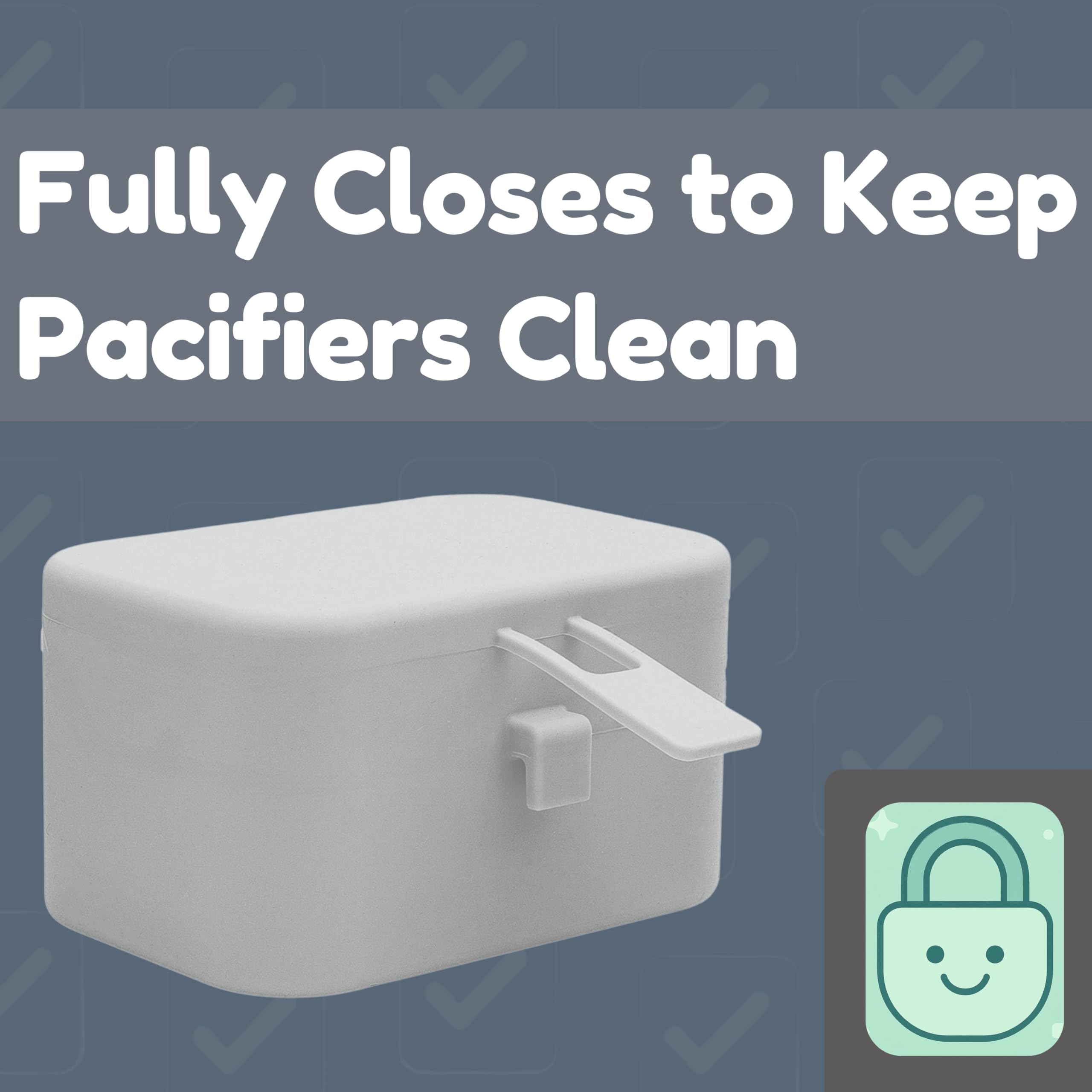 Flexible strap and secure lid provide on-the-go peace of mind