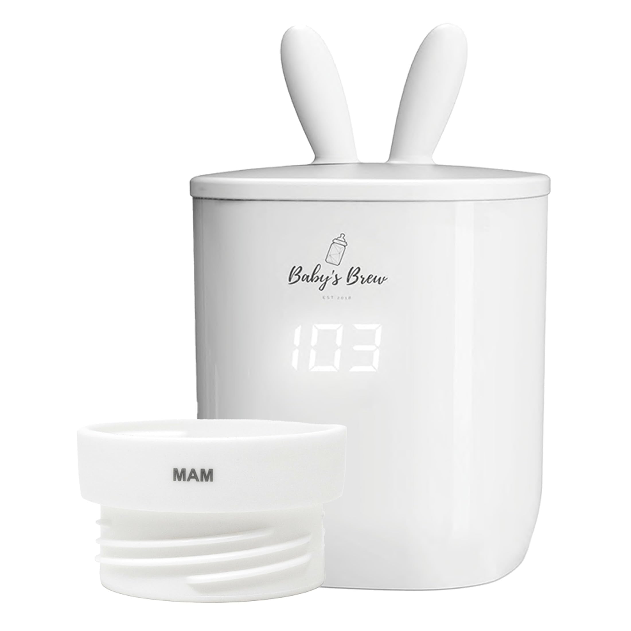 Baby's Brew Portable Bottle Warmer Pro on-the-go heats milk quickly for busy parents.