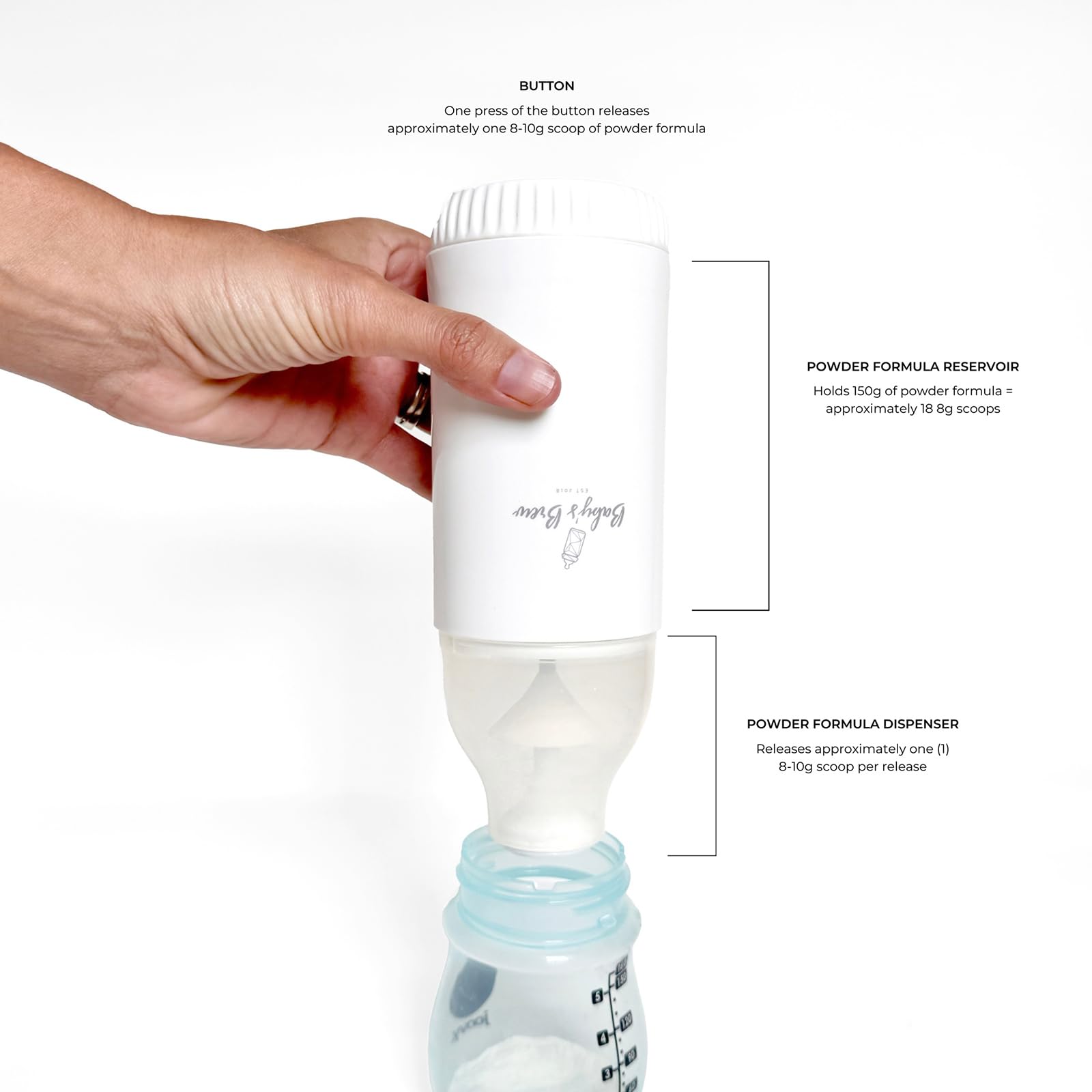 Baby's Brew Pro dual heating modes image presents flexible temperature options.