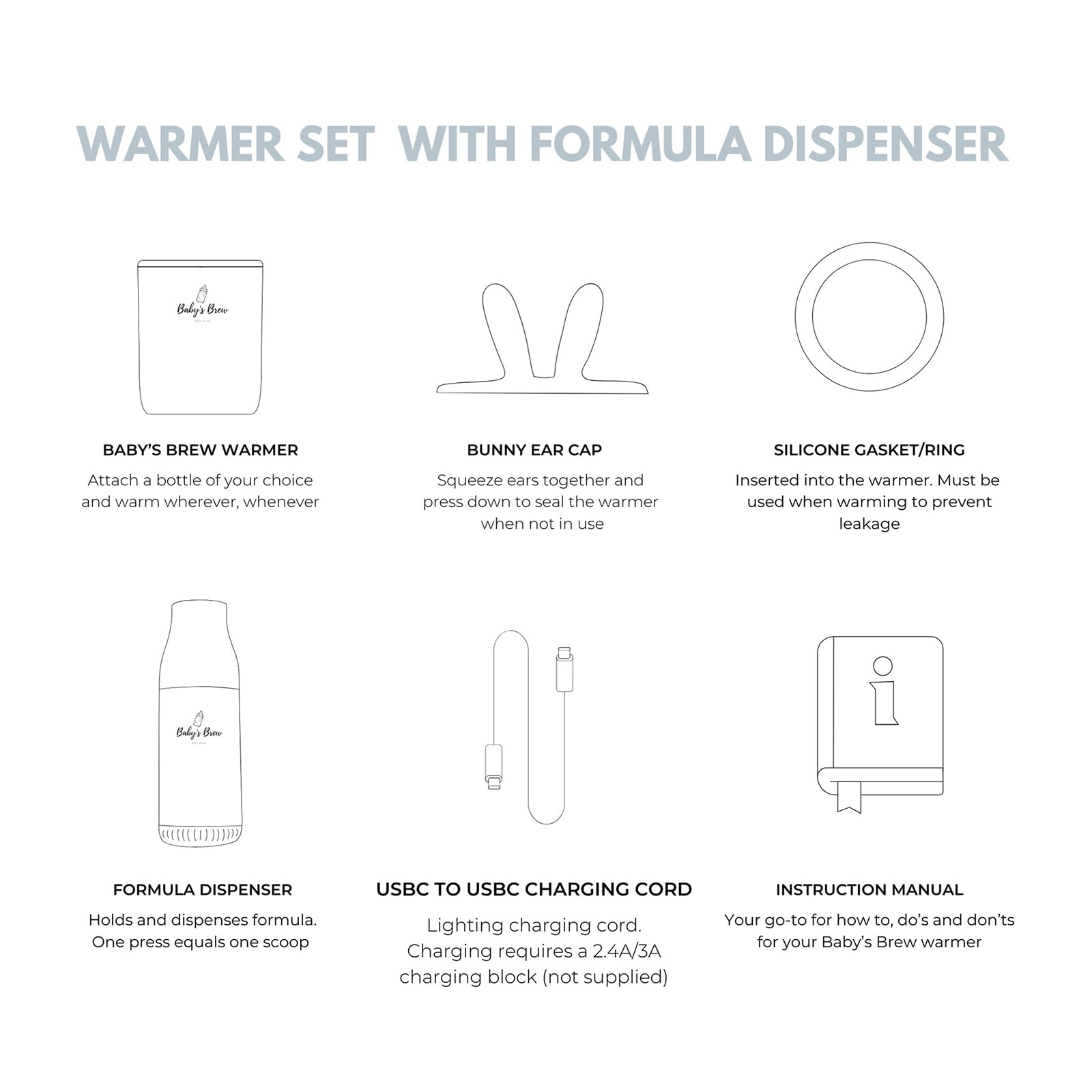 Baby's Brew Warmer Pro on-the-go bag scene shows portable convenience.