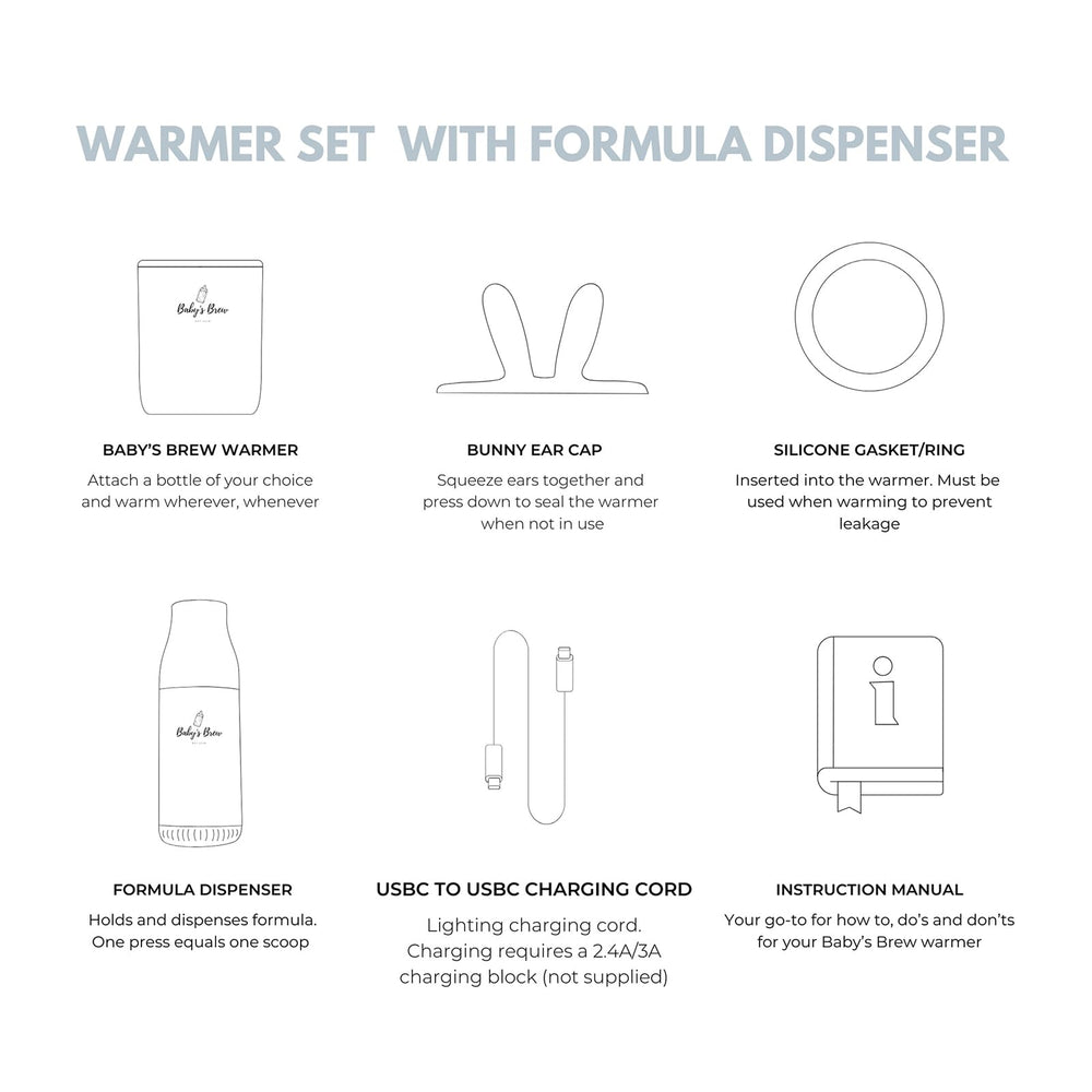 Baby's Brew Warmer Pro on-the-go bag scene shows portable convenience.