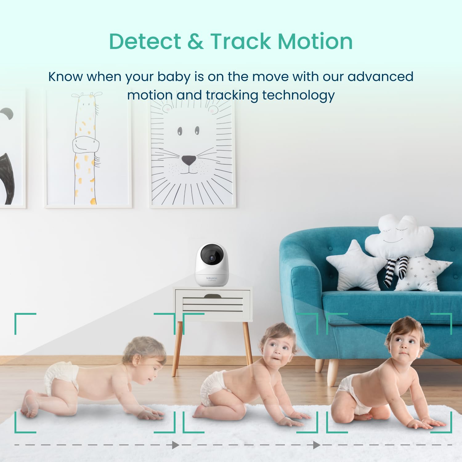Babysense 2Peek two-way audio lets you soothe or chat with baby.