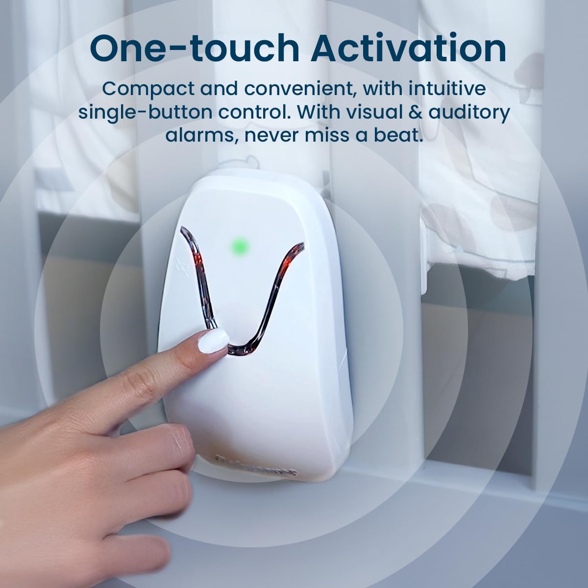 Babysense 7 sounds alarm if no movement is detected in 20 seconds.