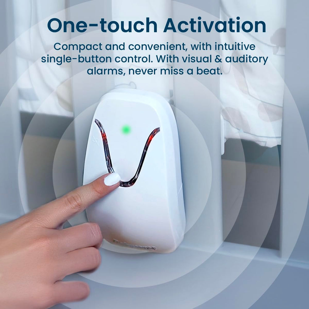 Babysense 7 sounds alarm if no movement is detected in 20 seconds.