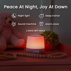 Babysense Dreamer 2.0 color night light mode providing adjustable brightness for soothing dimming.