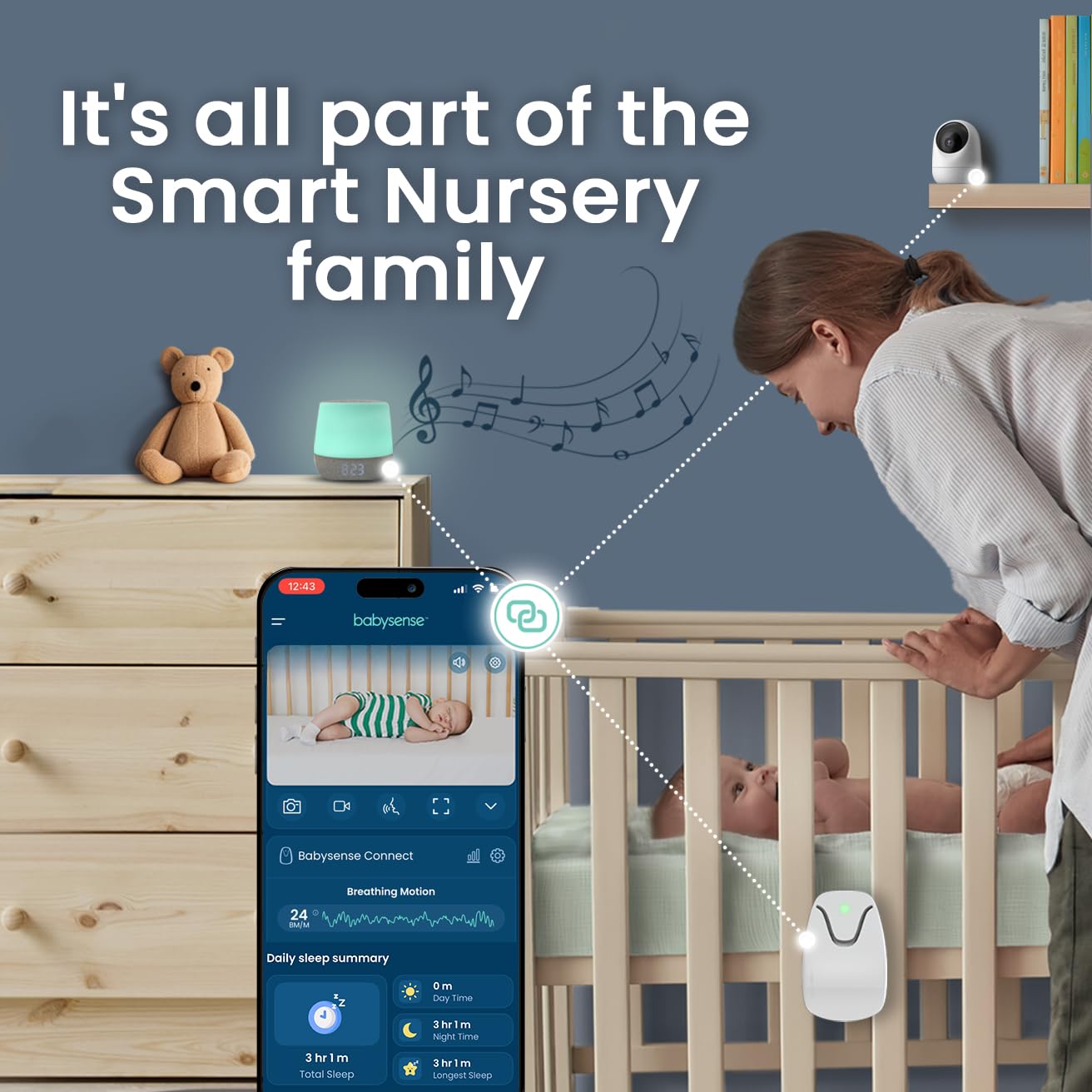 Babysense Dreamer 2.0 USA app status icon communicates regional availability.