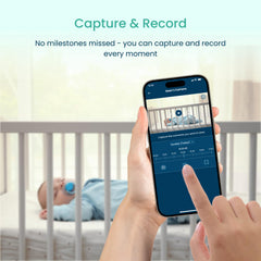 Babysense FullPeek two-way audio enables real-time talk-back with baby