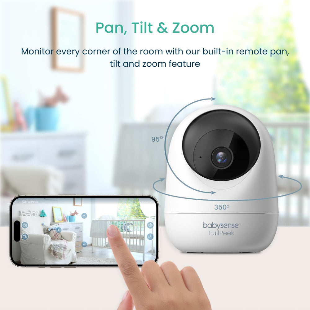 Babysense FullPeek USA app compatibility ensures reliable 2.4GHz network setup