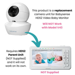 Babysense HDS2 wall-mount kit enables secure, space-saving installation