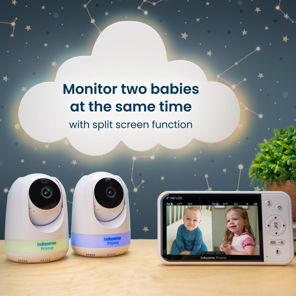 Babysense Prisma lullabies offer soft tunes for bedtime routine.