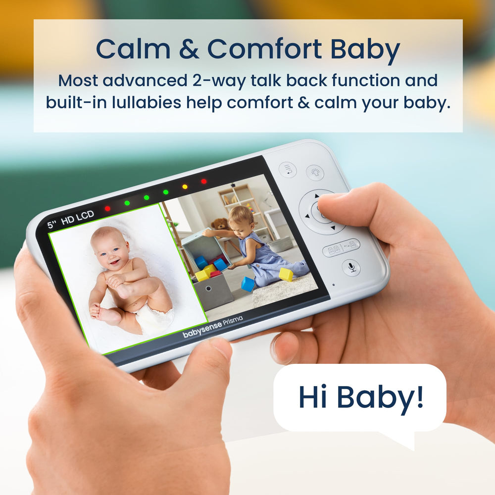 Babysense Prisma offline mode keeps monitoring offline for private use.
