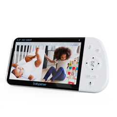 Babysense MVPRO replacement unit with 5.5-inch display and private FHSS connection