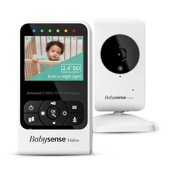 Babysense V24R video monitor display for clear day and night viewing