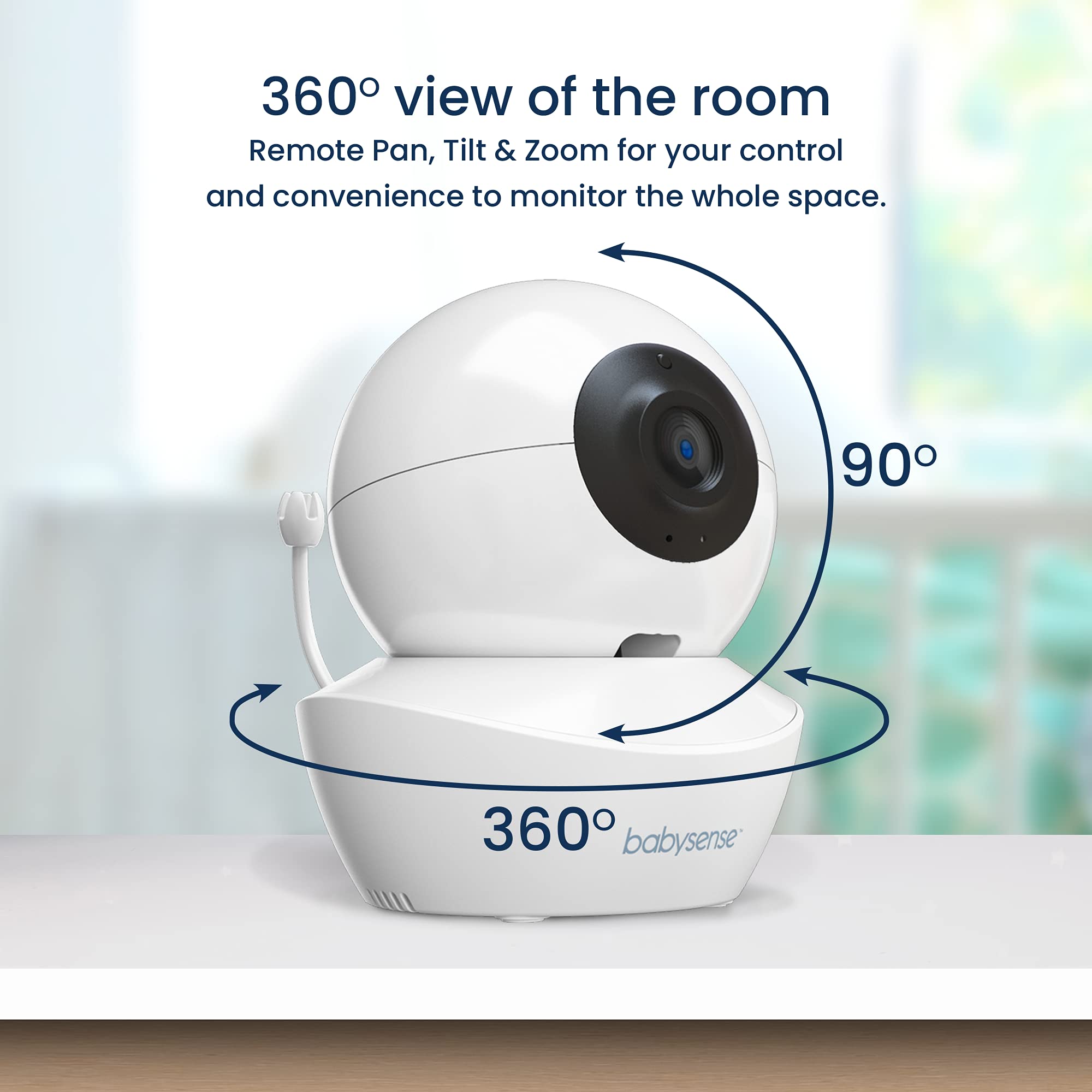Babysense includes a 1-year warranty and accessible support.