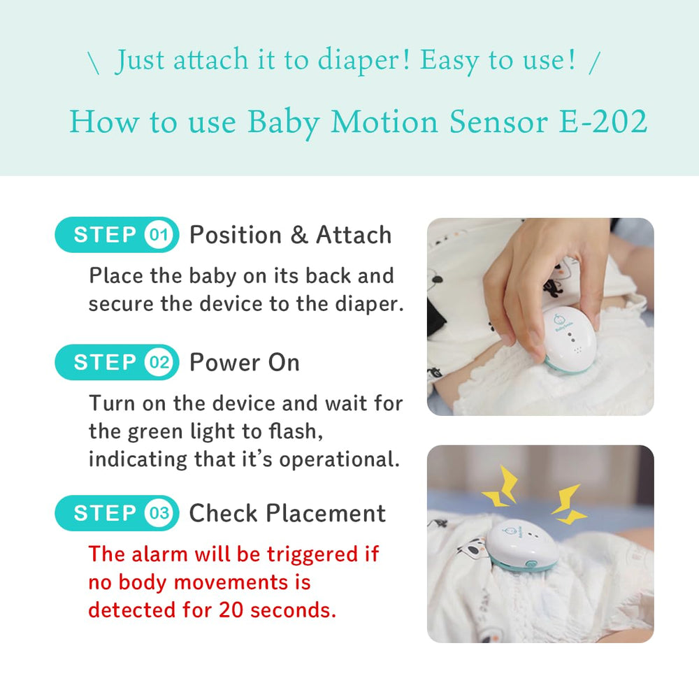 BabySmile E-202 long battery life supports months of daily use