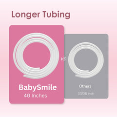 Close-up of 7 mm inner diameter on the BabySmile tube.