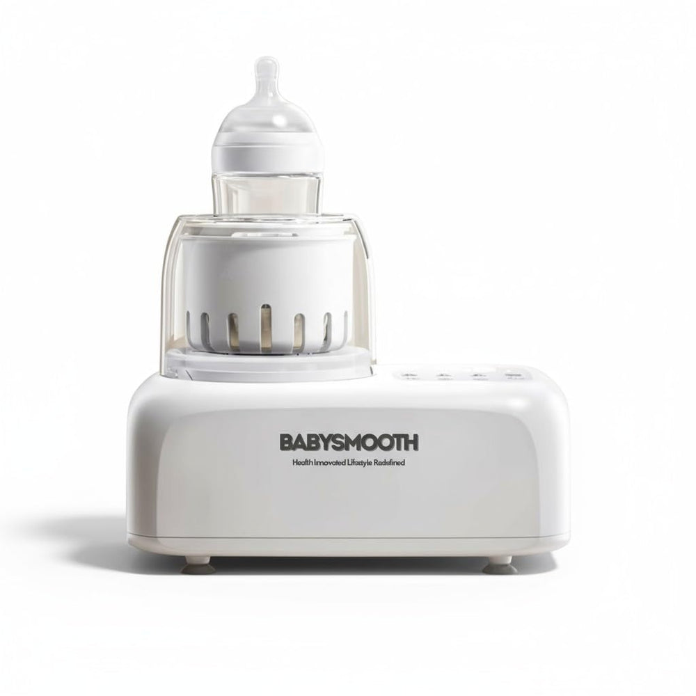 Babysmooth waterless-heating-bottle-warming delivers fast, even warmth for feeds.